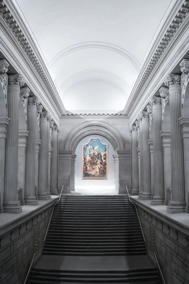 Art gallery representing sponsors and cultural partnerships